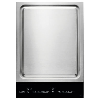 AEG HC452601EB Induction Teppan Yaki Cooktop, Stainless Steel AEG HC452601EB Induction Teppan Yaki Cooktop, Stainless Steel